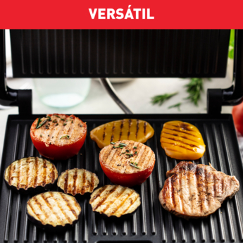 Grille-viande et panini 2000w 740cm2 inicio grill adjust